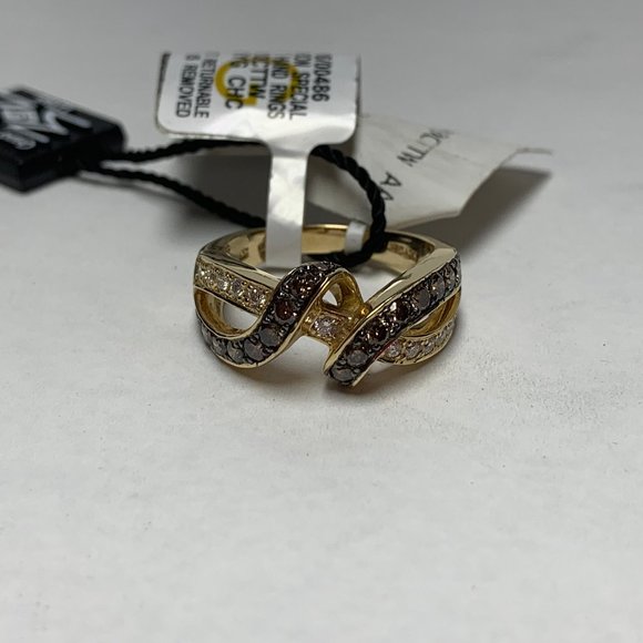 Le Vian Chocolate and Vanilla Diamond Ring - Picture 9 of 12